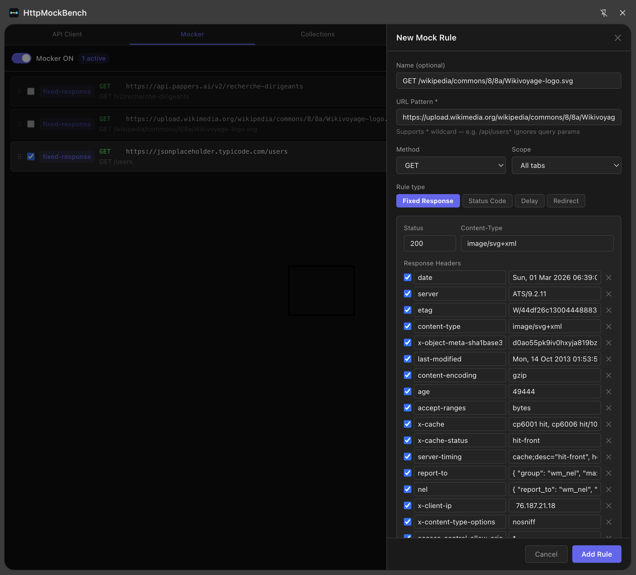 Freeze to Mock — Turn any logged request into a mock rule